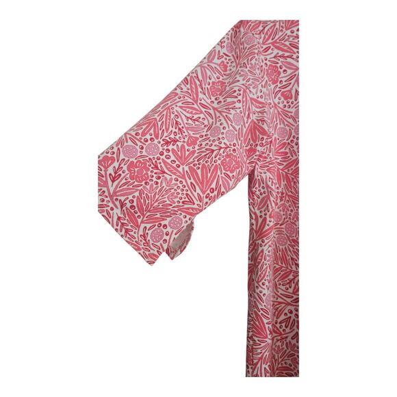 RipSkirt Hawaii Womens Sleep Shirt Lounge Dress Pink Packable Comfy Floral READ - Picture 4 of 8